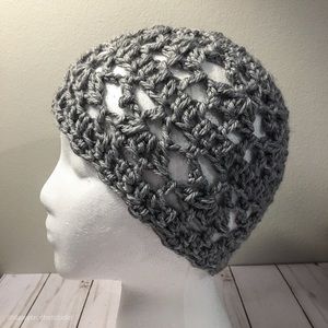 Hand knit cap